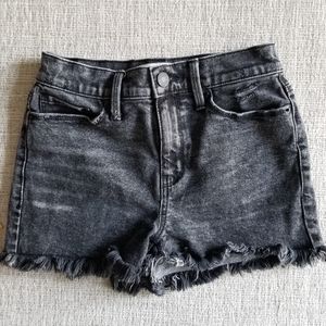 Mudd FLX Stretch High-Rise Shortie Denim Shorts